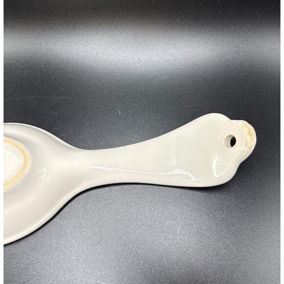 Vintage Pfaltzgraff Pottery Spoon Rest ‘April’ Pattern Floral Discontinued - Picture 5 of 5